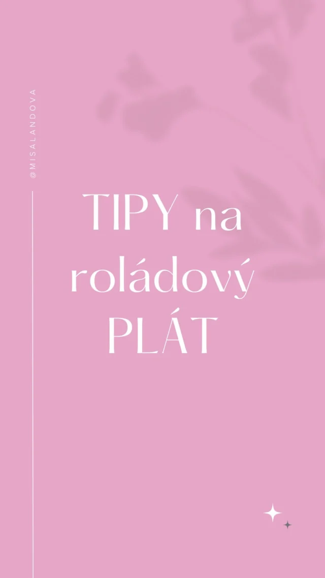 3 TIPY na roládový plát 🌀 

1️⃣ Použij rovný plech bez okrajů (mám od Tescoma).
2️⃣ Plech potři tukem, papír hezky přilne a těsto se bude dobře roztírat.
3️⃣ Ihned po upečení otoč plát na lehce pomoučněný arch papíru a nech takto vychladnout. Plát zůstane vláčný, pružný a půjde snadno stočit. 

RECEPTY na rolády najdeš na mém blogu #vikendovepeceni, odkaz v biu 😊

Pro více tipů na pečení mě nezapomeň SLEDOVAT 😊

#blogvikendovepeceni #receptynablogu #tipynapeceni #roladovyplat #jaknaroladu #pecemevtomspolu